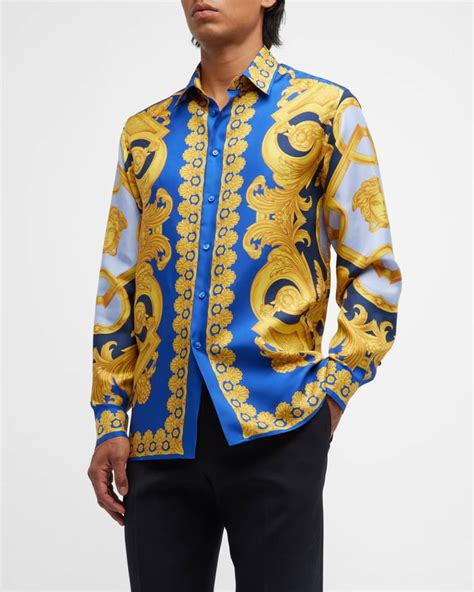 cheap vintage versace silk shirts|vintage versace men's shirts.